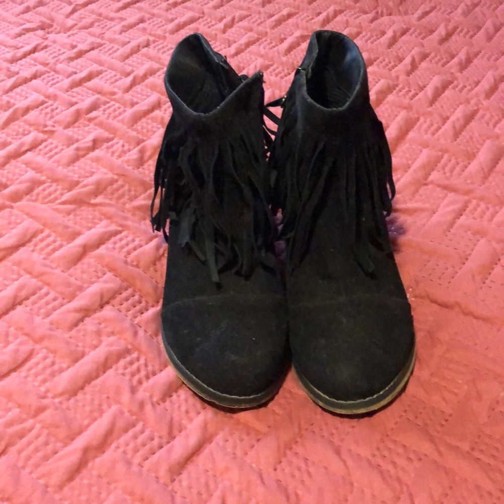 Black ankle boots